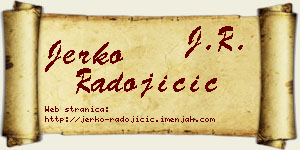 Jerko Radojičić vizit kartica